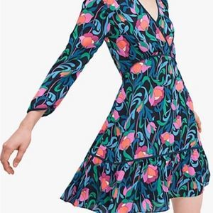 Kate Spade floral swirl surprise dress, size 6!